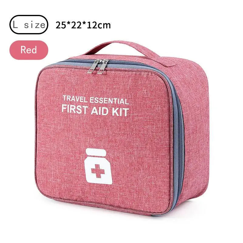 1PC Family First Aid Kit Portable Outdoor Travel Storage Bag Household Large Capacity Layered Medicine Storage Bag