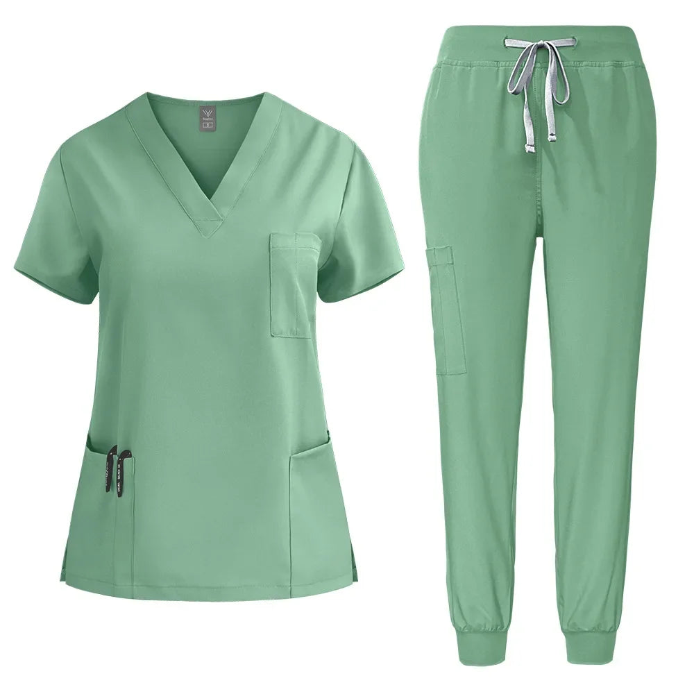 Nurse Uniform Woman Hospital Doctor Men's Medical Sweatshirt  Nursing Pants Unisex Workshop Uniforms Beauty SPA Work Clothes New