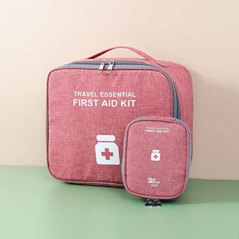 1PC Family First Aid Kit Portable Outdoor Travel Storage Bag Household Large Capacity Layered Medicine Storage Bag