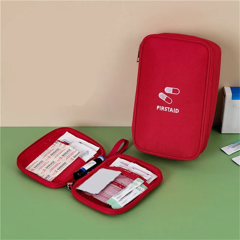 1PC Family First Aid Kit Portable Outdoor Travel Storage Bag Household Large Capacity Layered Medicine Storage Bag