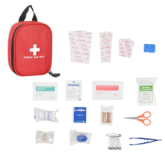 Portable Family First Aid Kit Outdoor Travel Camping Medicine Emergency Survival Kit Layered Storage First Aid Bag