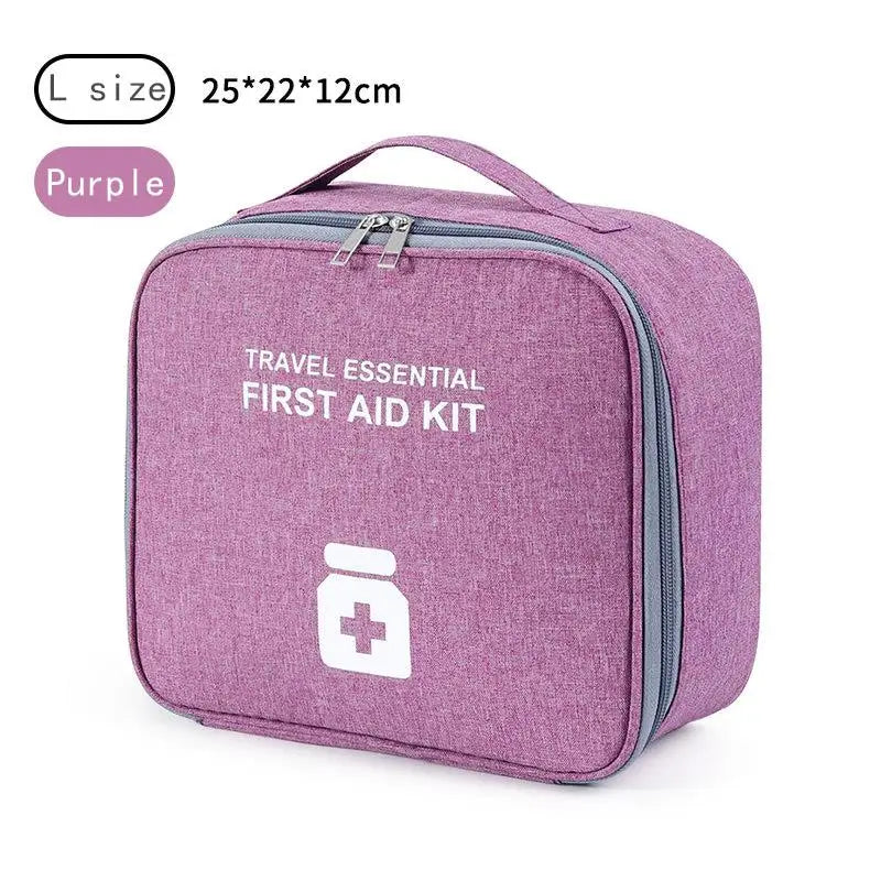 1PC Family First Aid Kit Portable Outdoor Travel Storage Bag Household Large Capacity Layered Medicine Storage Bag