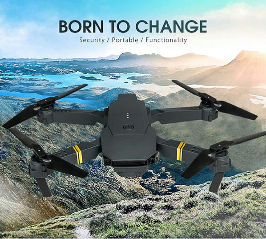4K HD Dual Camera RC FPV WiFi Portable Wide Angle Foldable Quadcopter Drone