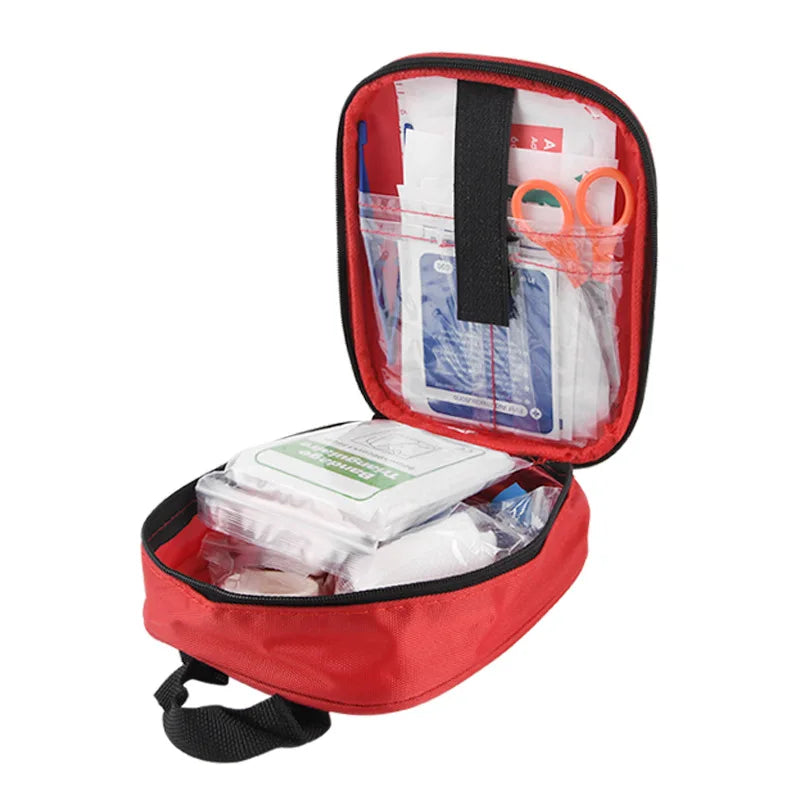 Portable Family First Aid Kit Outdoor Travel Camping Medicine Emergency Survival Kit Layered Storage First Aid Bag