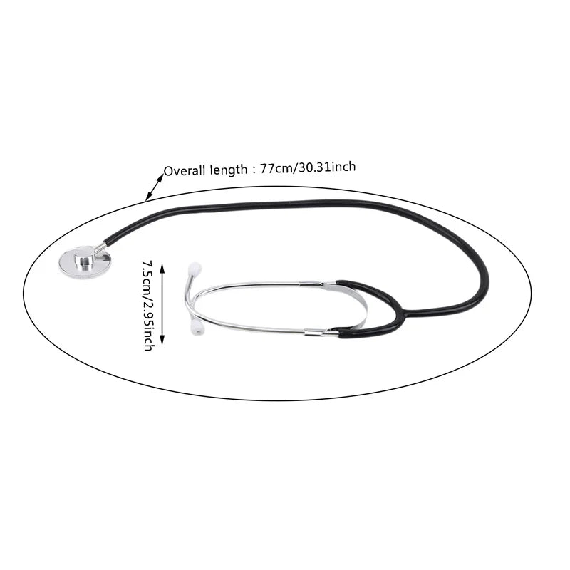 Portable Single Head Stethoscope Professional Cardiology Stethoscope Doctor Medical Equipment Student Vet Nurse Medical Device